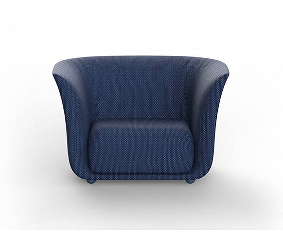 Suave lounge armchair